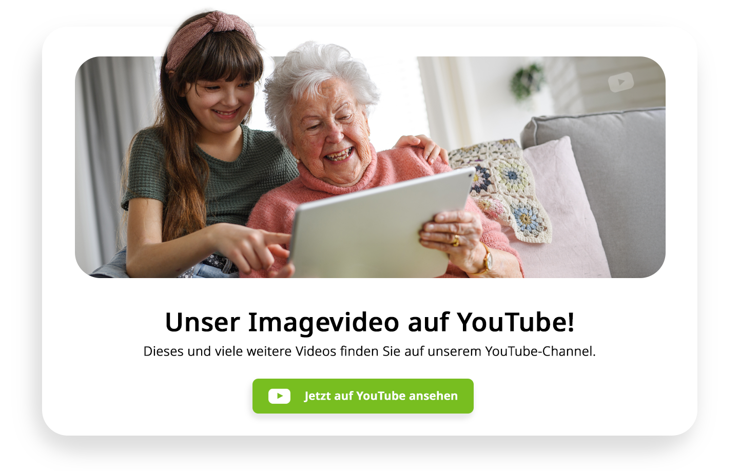 VIVICARE: Unser Imagevideo jetzt auf YouTube ansehen